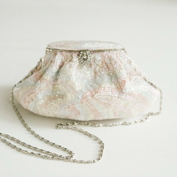 CNKW Handbags - Vintage Beaded PAstel Mosaik Pattern Pretty Purse